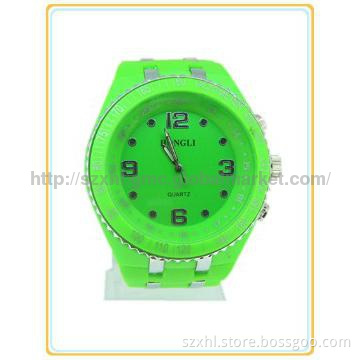 New Fashion silicon watch . cheap silicon wrist watch